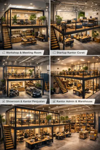 Mezzanine Ruang Kantor di Curug
